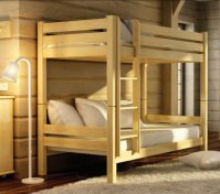 Patrová postel z masivu LK136 90