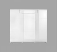 Komoda I TOLEDO Bílá/ bílý lesk