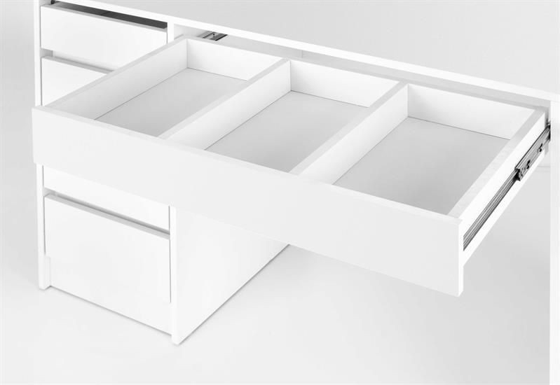 Toaletní stolek HOLLYWOOD XL BÍLÝ