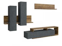 Obývací sestava BOTA Appenzellský smrk - šedá Matera