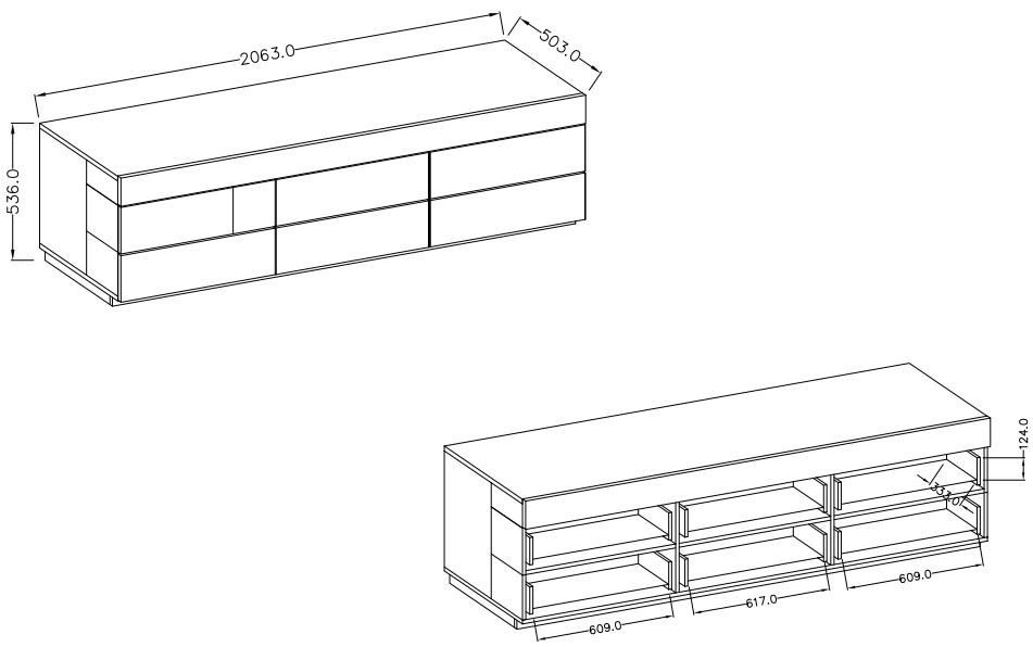 Obývací sestava SILKE II Matera - Dub Wotan
