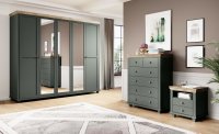 Komoda I EVORA Dub Lefkas - zelená