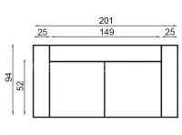 Sedací souprava BALTIKA 3+1