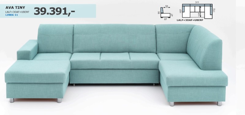 Sedací souprava AVA TINY do U