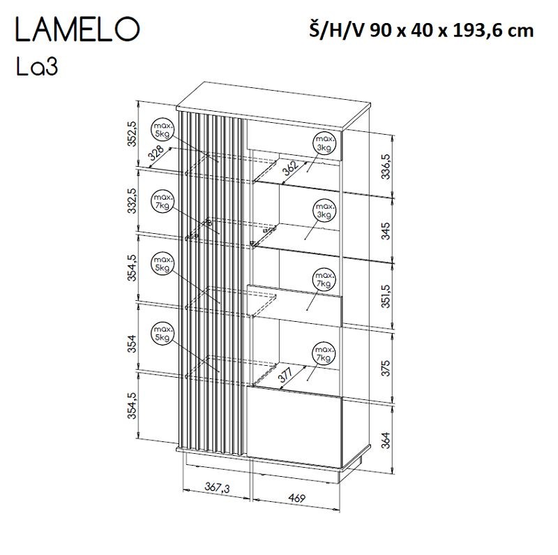 Obývací pokoj LAMELO III