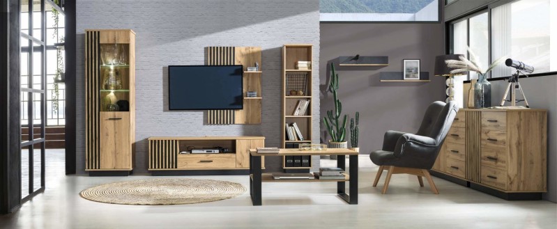 Prosklená vitrína LAMELO 2