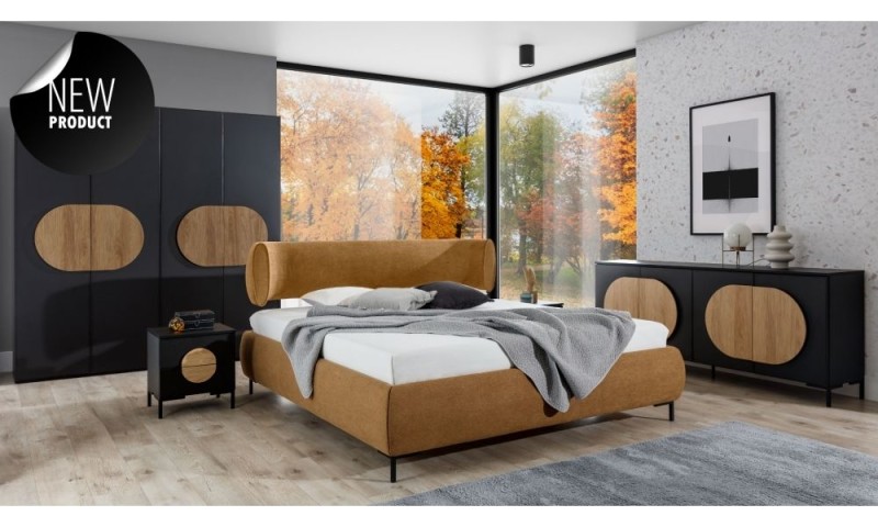 Manželská postel OVALLO