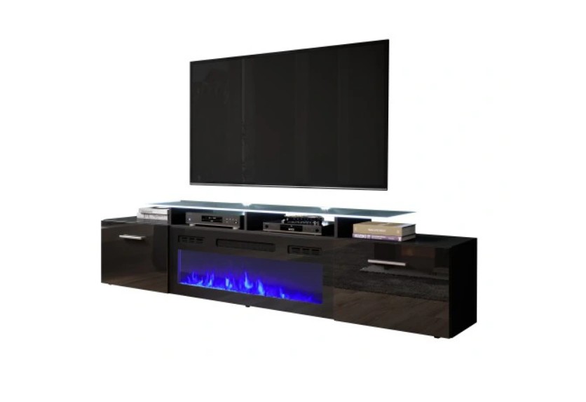 TV komoda Nova s krbem