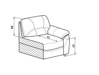 Kožená sedací souprava BALTIKA 3+2+1