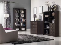 Regál Finezia F1 Dub Sonoma čokoláda