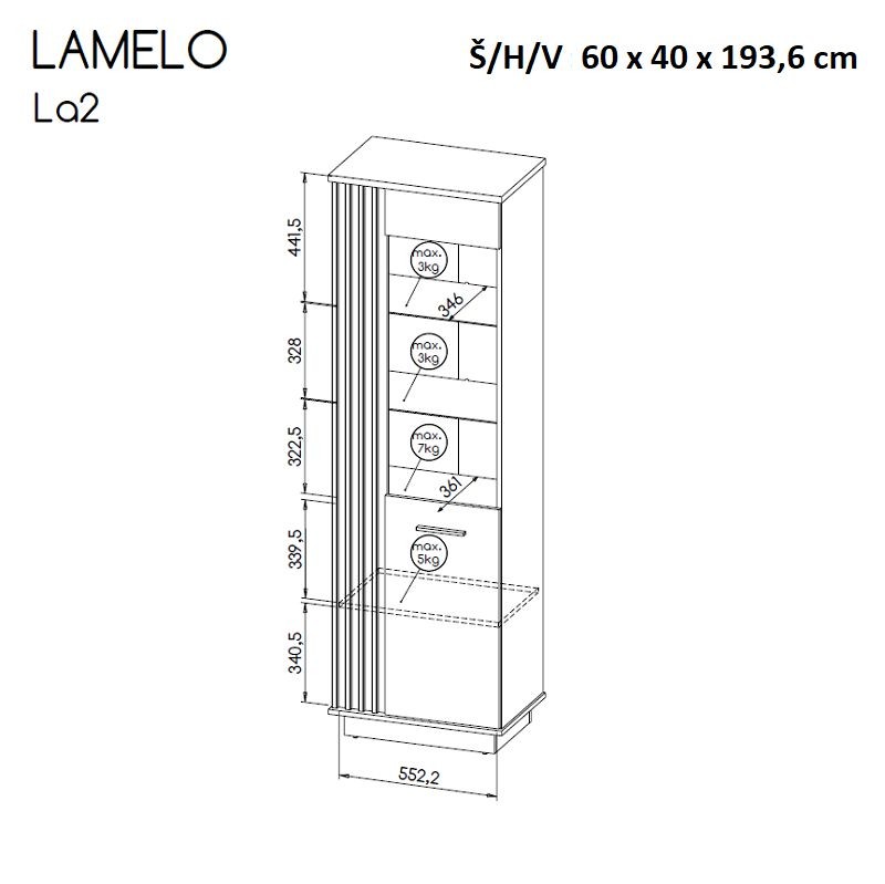 Jídelní sestava LAMELO