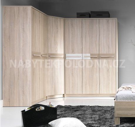 Šatní skříň KREMONA II Rohová