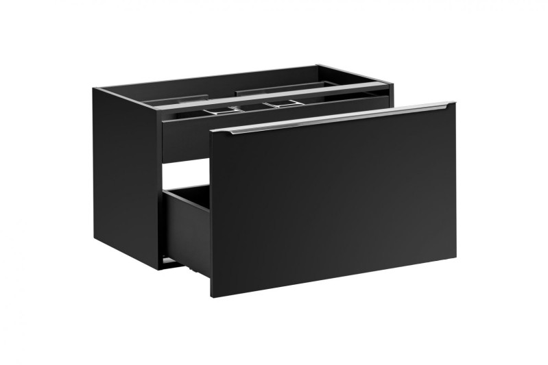 Koupelnová skříňka SANTA FEE ČERNÁ 82-80 - pod umyvadlo 80