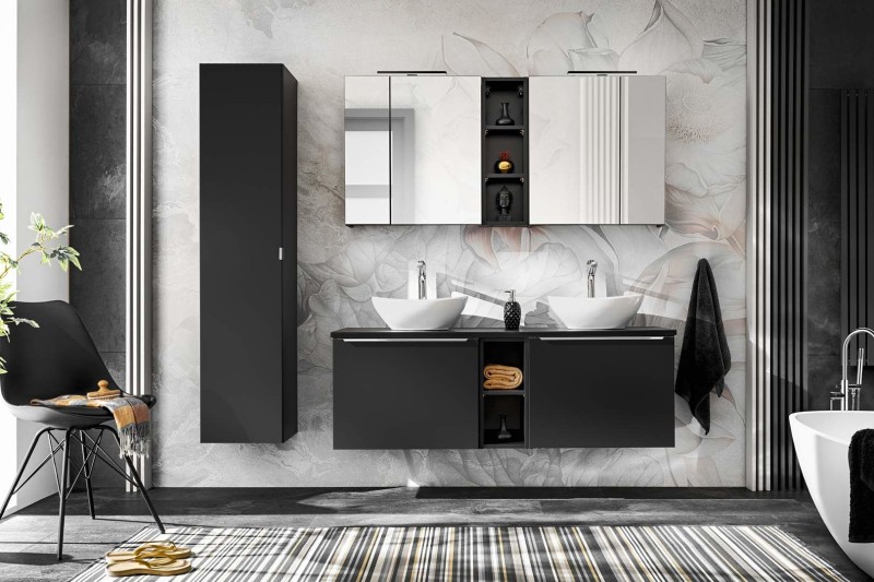 Koupelnová sestava SANTA FEE ČERNÁ 175 II