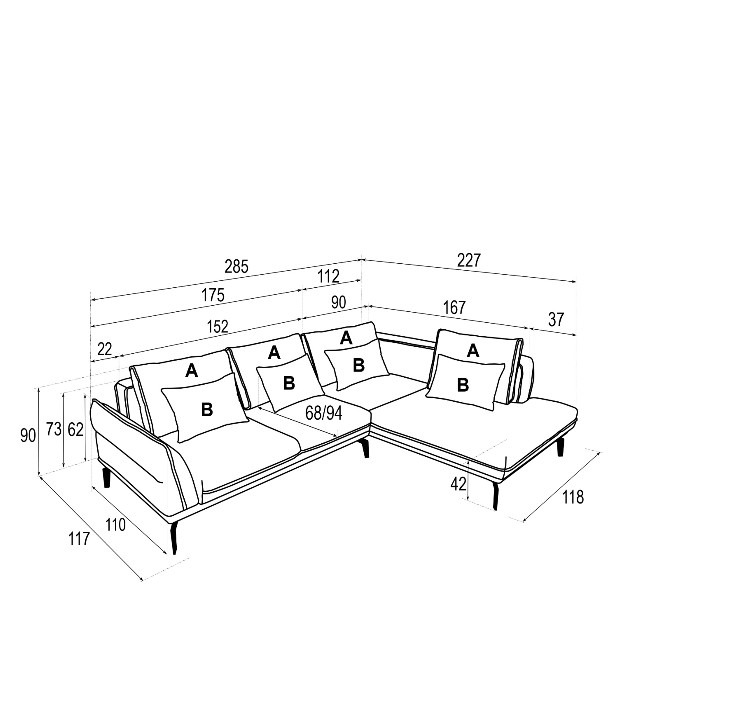 Sedací souprava CURYCH