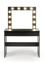 Toaletní stolek HOLLYWOOD ČERNÝ