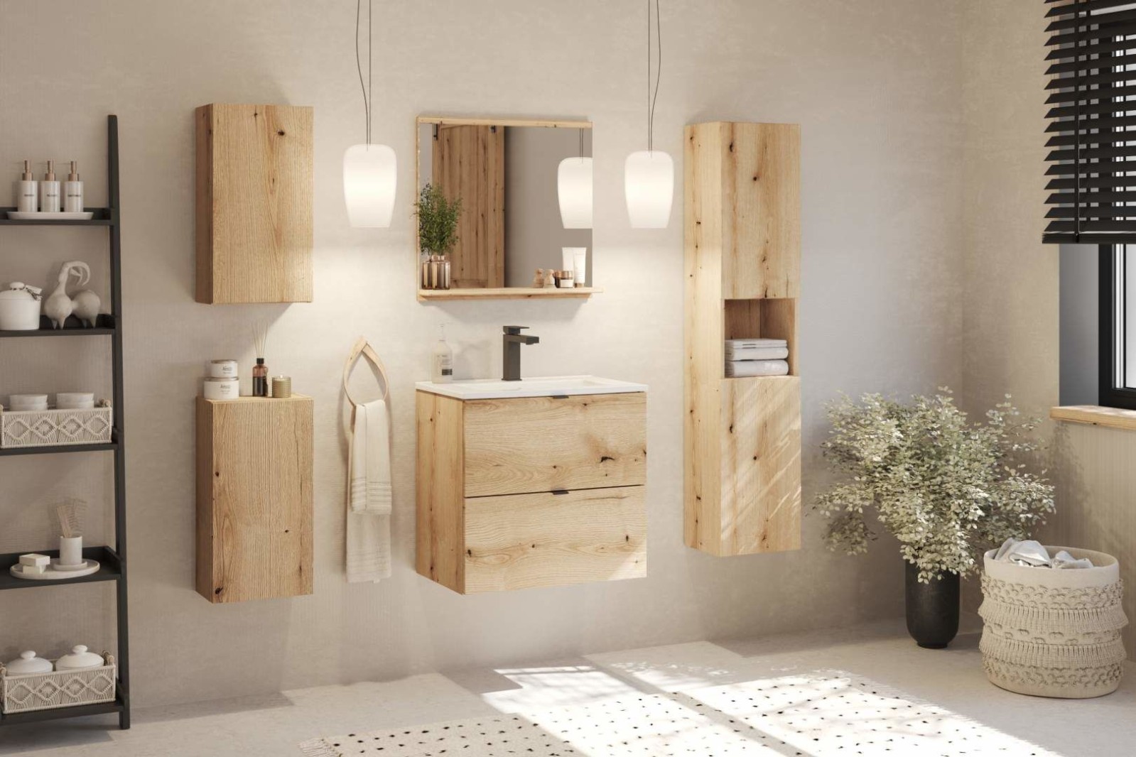 Koupelnová sestava NOVA DUB 120 II