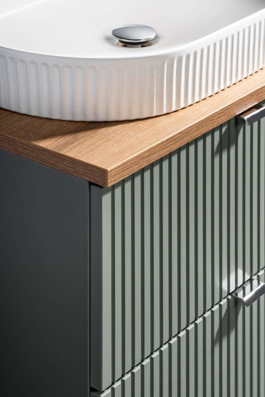 Koupelnová skříňka LINE ŠALVĚJ 82-60 2S - pod umyvadlo 60