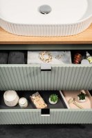 Koupelnová skříňka LINE ŠALVĚJ 82-60 2S - pod umyvadlo 60