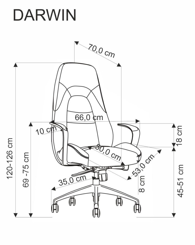 Kancelářské křeslo DARWIN