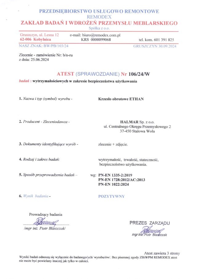 Kancelářské křeslo ETHAN