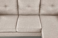 Pohovka s taburetem GERSON béžová