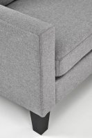 Pohovka s taburetem GERSON šedá