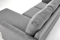 Pohovka s taburetem GERSON šedá