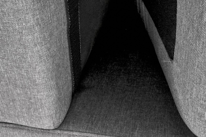 Pohovka s taburetem GERSON šedá