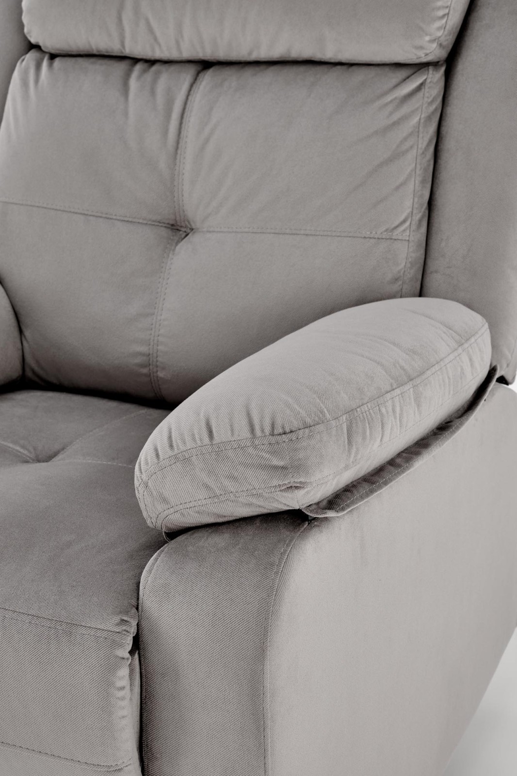 Relaxační křeslo LORIS šedá