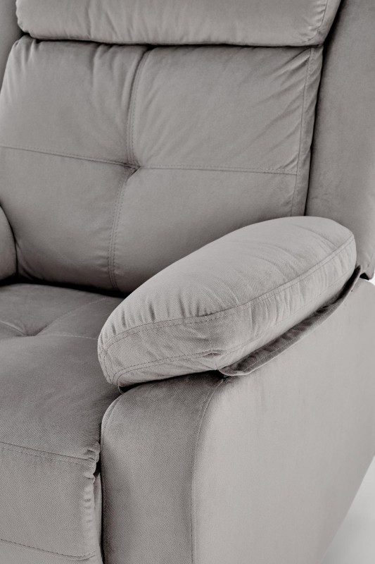 Relaxační křeslo LORIS šedá