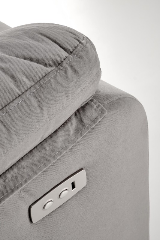 Relaxační křeslo LORIS šedá