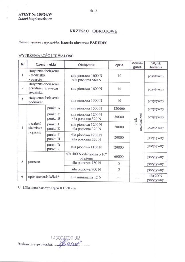 Kancelářské křeslo PAREDES