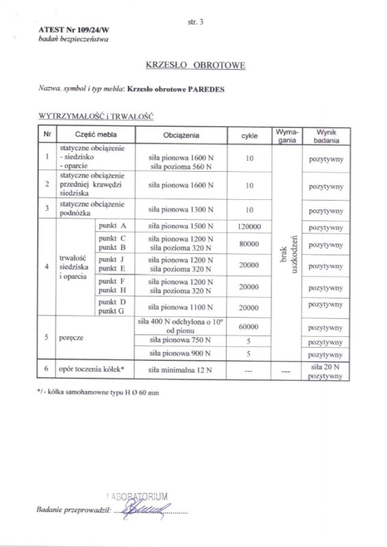 Kancelářské křeslo PAREDES