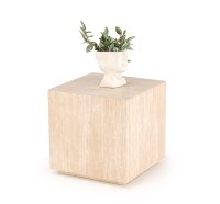 Konferenční stolek TRAVERTINO S čtvercový