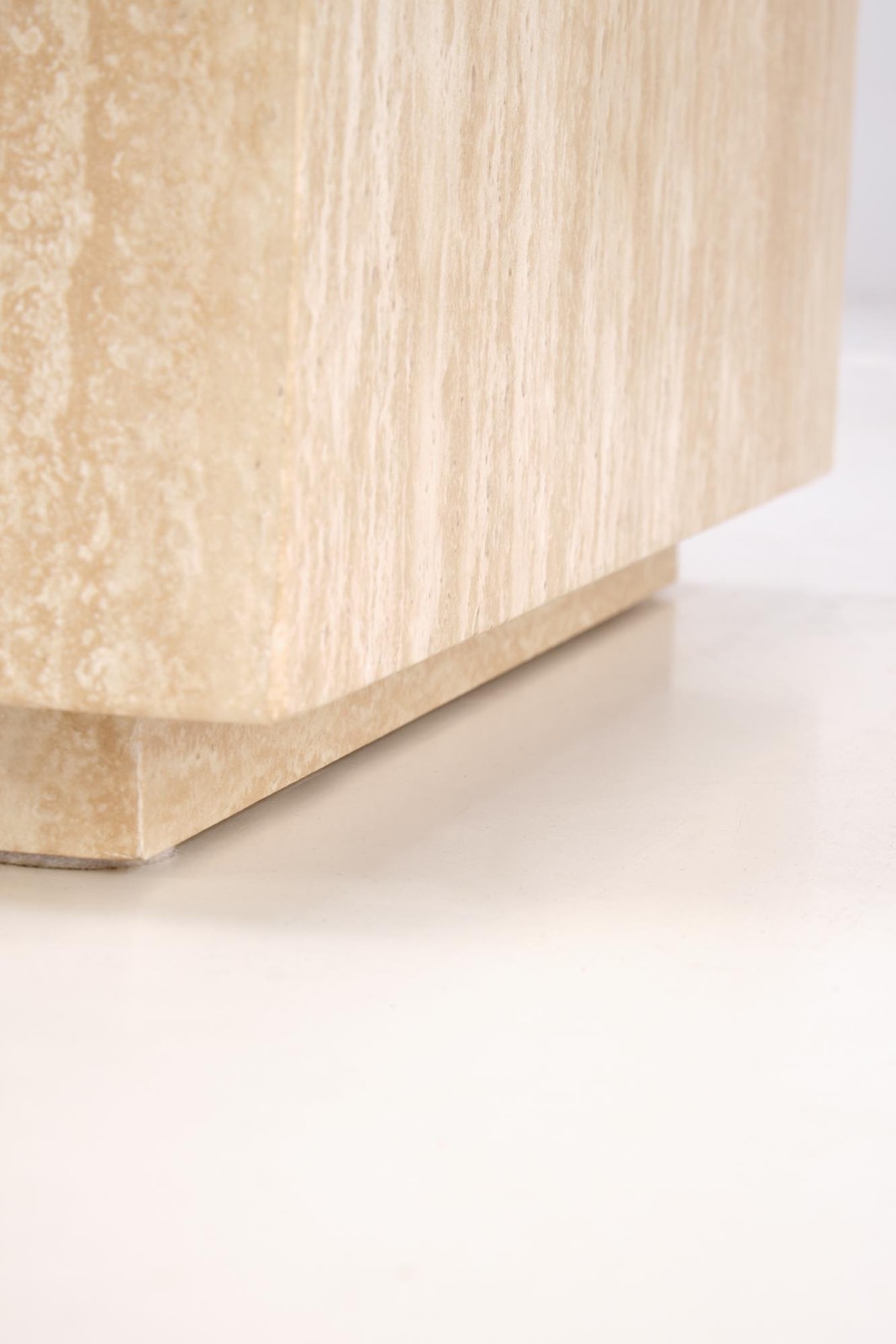 Konferenční stolek TRAVERTINO S čtvercový