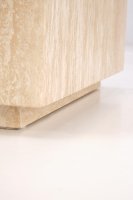 Konferenční stolek TRAVERTINO S čtvercový