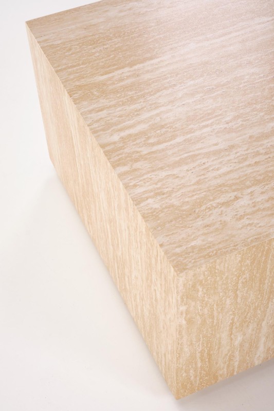 Konferenční stolek TRAVERTINO čtvercový