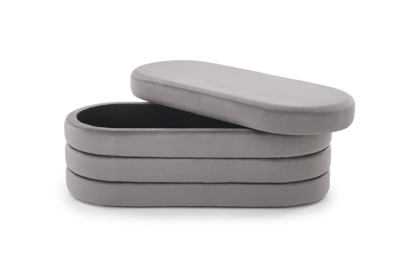 Taburet lavice CALPI šedý