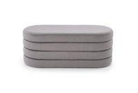 Taburet lavice CALPI šedý