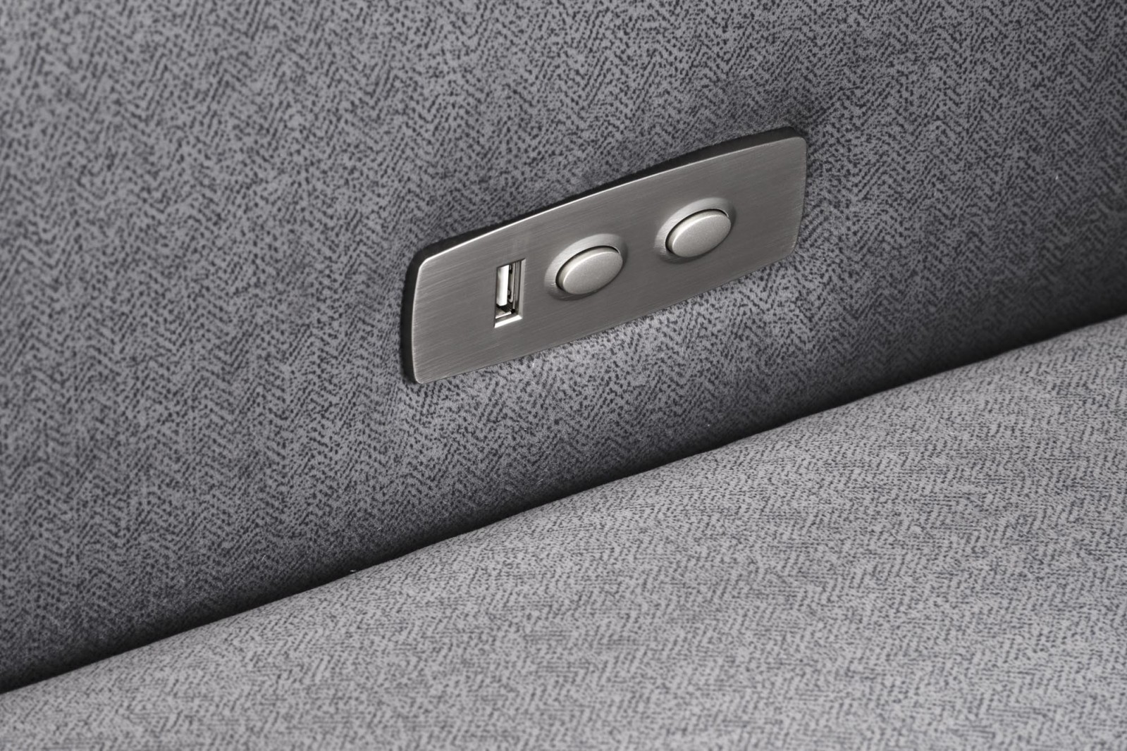 Křeslo ušák GELATO šedé