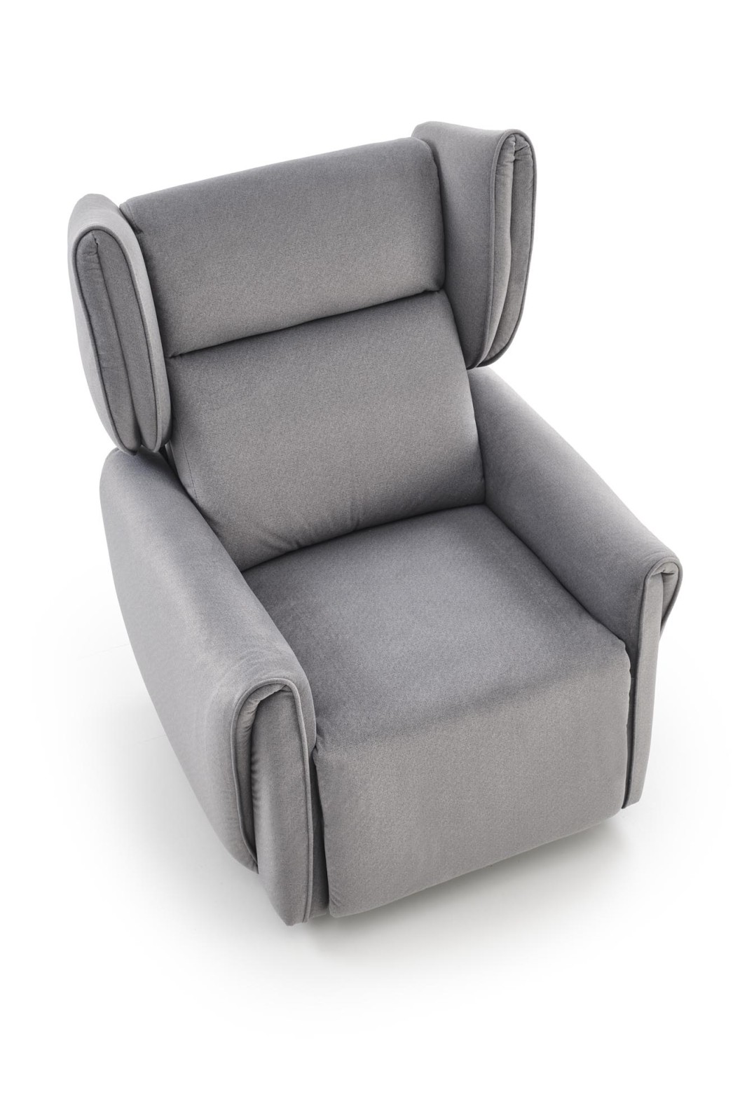 Křeslo ušák GELATO šedé