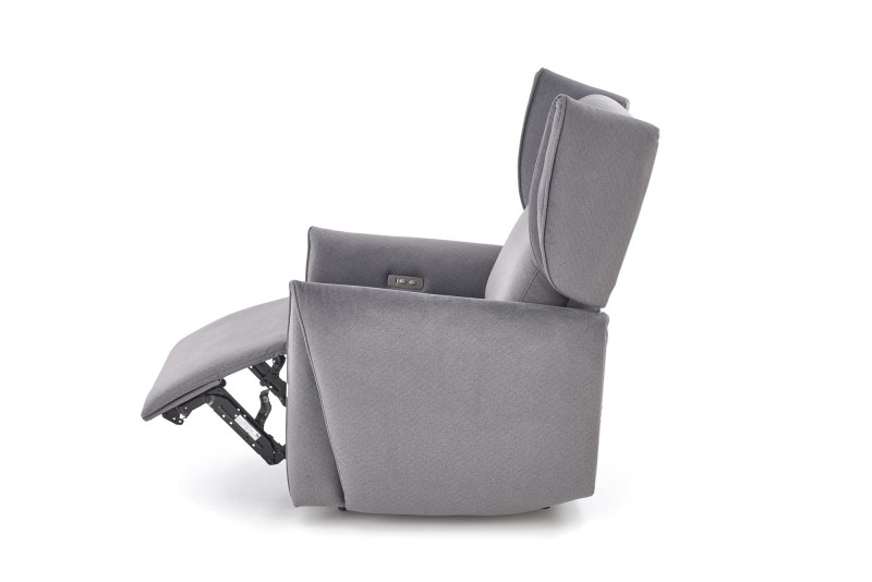 Křeslo ušák GELATO šedé