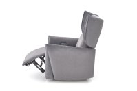 Křeslo ušák GELATO šedé
