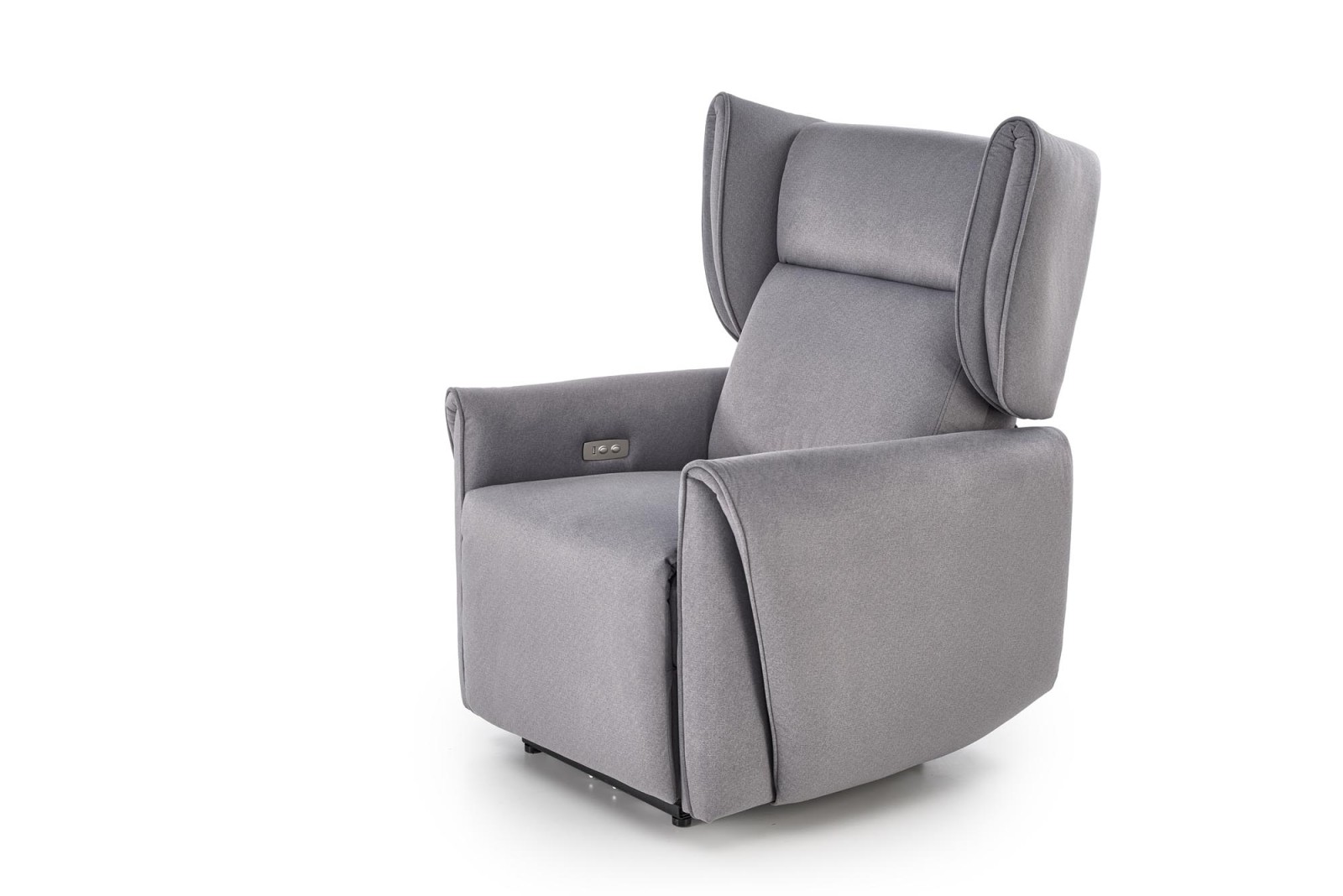 Křeslo ušák GELATO šedé