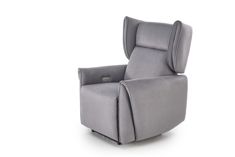 Křeslo ušák GELATO šedé