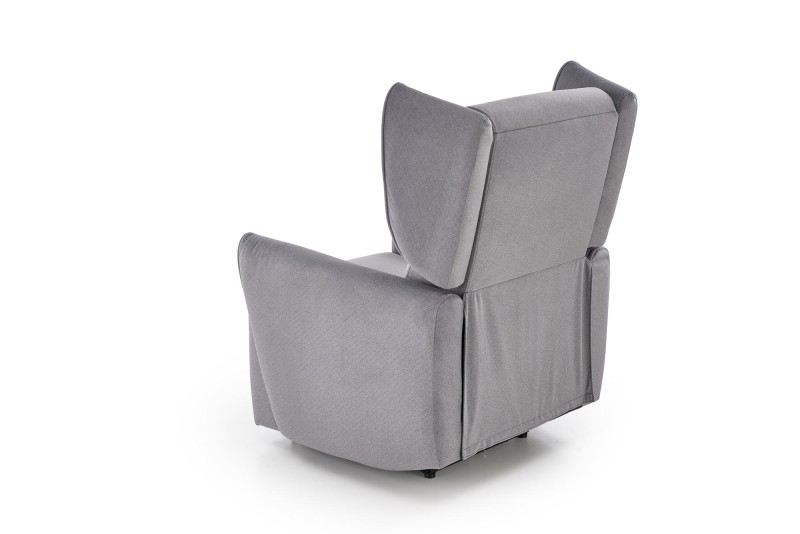Křeslo ušák GELATO šedé