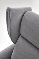 Křeslo ušák GELATO šedé