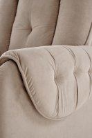 Křeslo ušák HORTON béžové