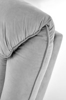 Křeslo ušák HORTON šedé